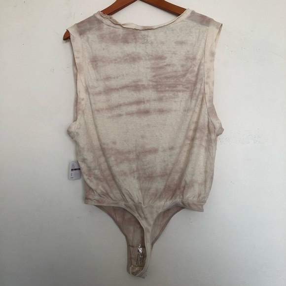 Free people tie dye sleeveless thong bodysuit - Picture 2 of 3